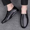 Fashion Mens Slip on Shoes Mens Loafers Shoes Luxury Genuine Leather Casual Shoes Driving Moccasin Men Soft Wedding Party Dress Shoes
