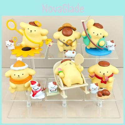 Pudding Dog Pvc Blind Box Collectible Figures For Desk Decor And Gift
