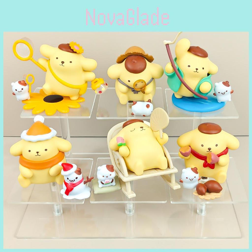 Pudding Dog Pvc Blind Box Collectible Figures For Desk Decor And Gift