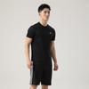 adidas Quick-Drying Breathable Solid Color Short Sleeve Versatile Shorts Casual Sports Suit Men Set KC3741+S21ATMSH2T-BW
