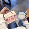 High value Pearlescent Mug with Lid Spoon Ceramic Cup for Girls Niche Couples Water Cup Office Coffee Cup