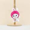 Cute Plush Rabbit Keychain Toy Adorable Soft Stuffed Animal Accessory For Bags