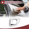 Front Left Exterior Door Handle Cover for Hyundai Elantra 2017-2020 Door Handle Cover No.82652F2020 Silver Tone ABS