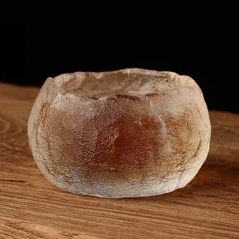 Natural Crystal Ice-Frozen Kung Fu Tea Cup Set