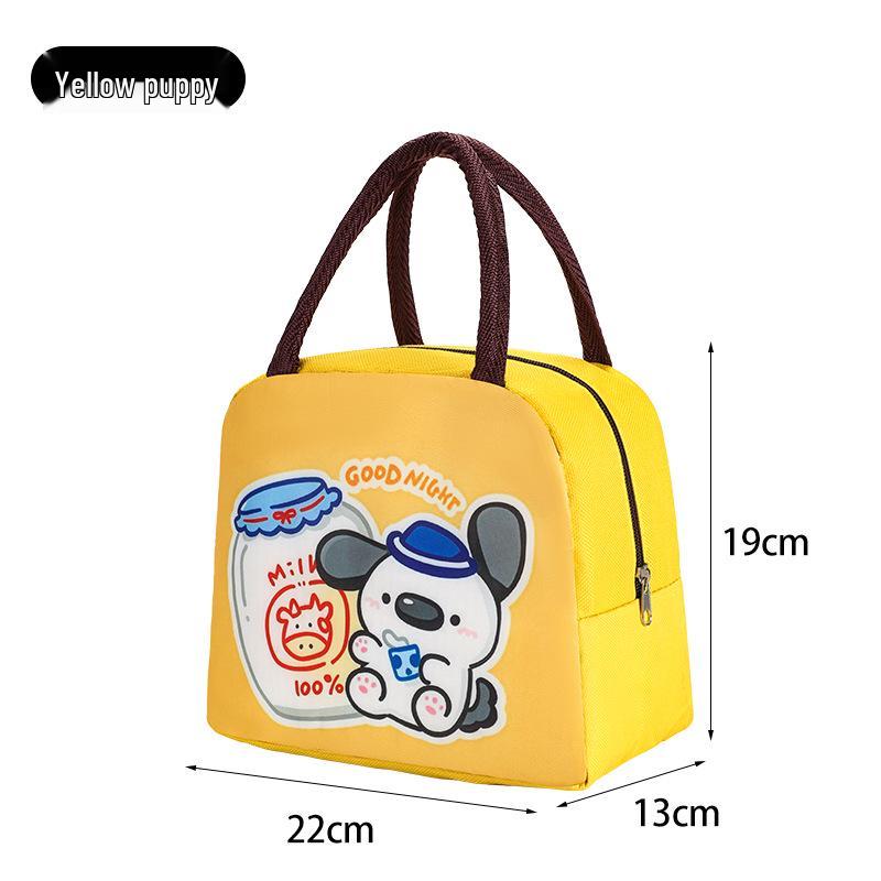 Cute Insulated Bento Bag: Cartoon Lunch Box for Kids and Office