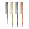 Aluminium Fine Hair Comb Rat Tail Hairdressing Combs Hair Cutting Parting Hair Brush Barber Accessories Salon Styling Tools