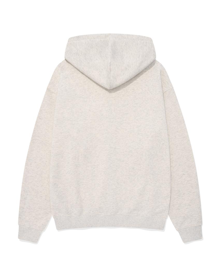 COVERNAT Small Authentic Zip-Up Hoodie Oatmeal