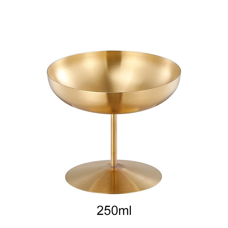 

Чашка из нержавеющей стали 304 на высоких ножках, ресторан, бар, вино, десерт, принадлежности для мороженого