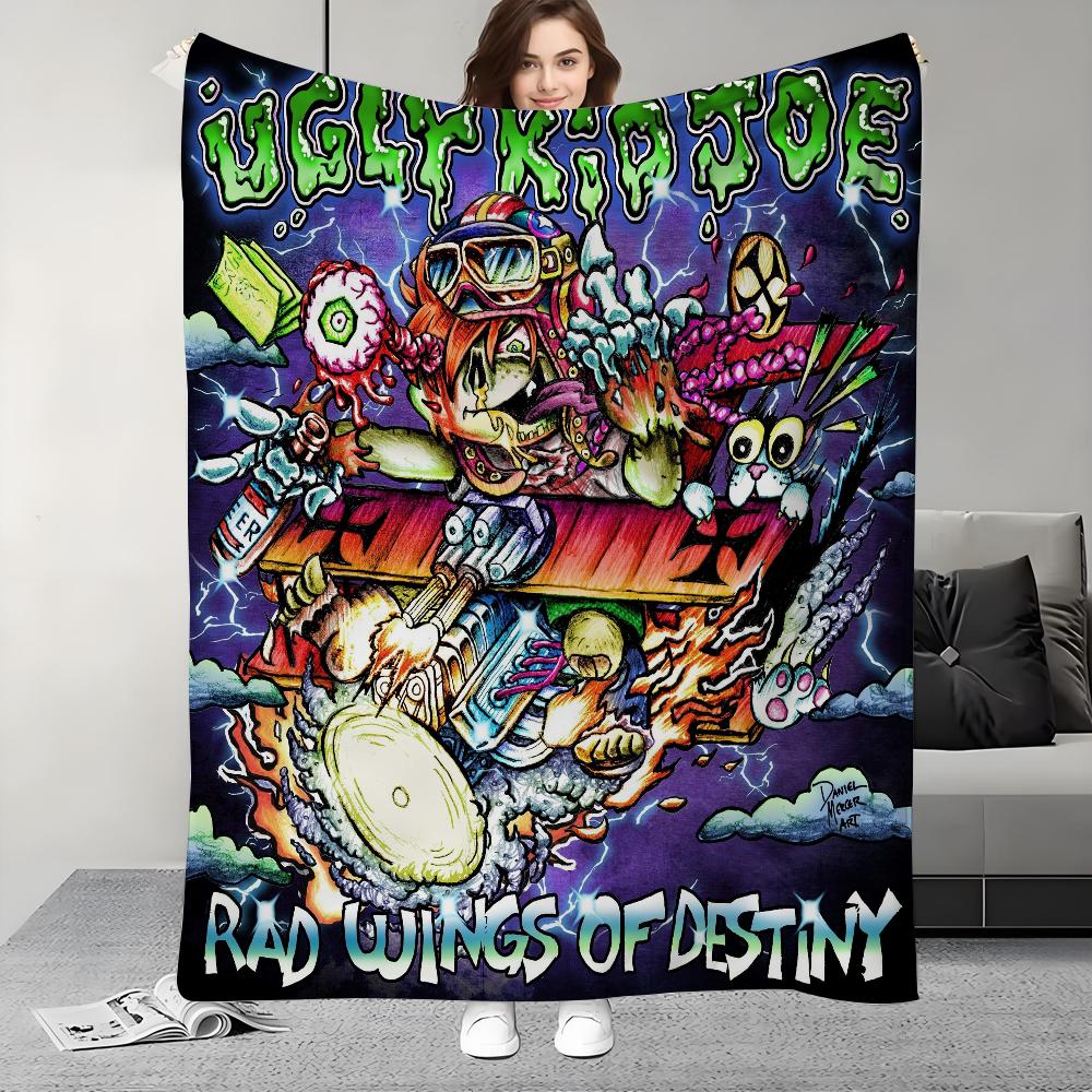 

Band U-Ugly Kid Joe pop cool Blanket Design Lightweight For Dorms, Naps, Living Room, Office,Sofa,All-Season 30x40in