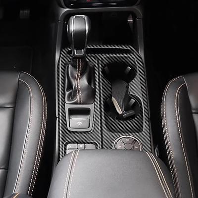 Car Interior Carbon Fiber Center Console Gear Shift Box Panel Cover Trim 1pcs for Ford Ranger 2023-2024