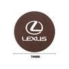 2Pcs Car Coaster PVC Logo Water Cup Pad Anti Slip Mat Accessories For Lexus FSPORT LBX NX RX 350h 450h ES UX 300e GS GX IS LS