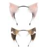 Halloween Wolf Ear Headbands Nonslip Design Cosplay Accessory Lightweight Daily Wear Fashion Hair Decoration