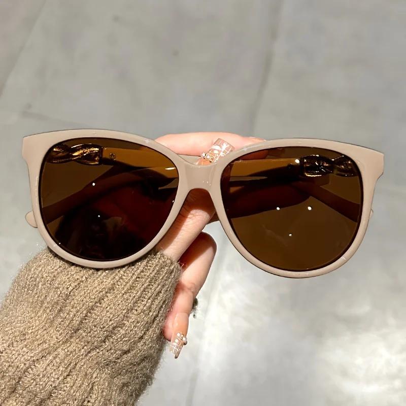 Regalo per la Festa del Papà Uomo Occhiali da Sole Moda Vintage Montatura Larga Protezione UV Occhiali