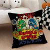 Game BBubbles Bobble Cushion Cover Natural Linen Double Sided Print  Throw Pillow Case for Sofa Couch Home Decor