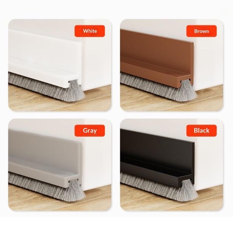Strong Flexible TPE Material Door Bottom Seal Resistant To Wear & Tear 30/52mm for Long Service Quiet Home Environment