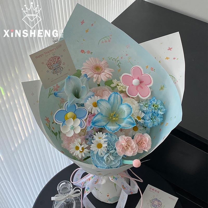 Kapok Handmade DIY Fresh Flower Wrapping Paper for Bouquets