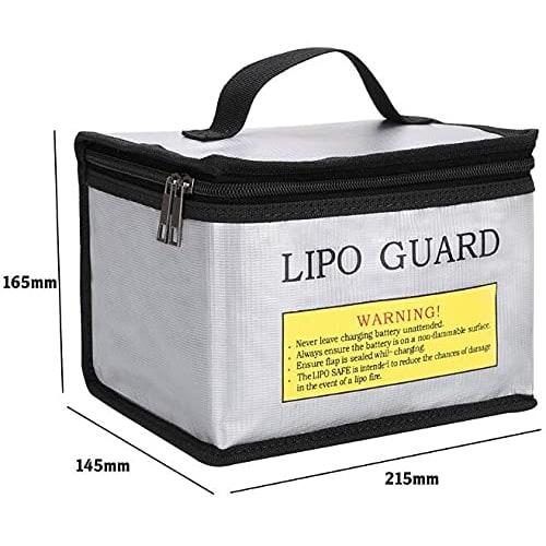 Explosion-proof LiPo Battery Bag, Fireproof and Waterproof Battery Storage Bag for LiPo Guard, LiPo Guard Storage, Flame Retardant Bag, Waterproof, Ex