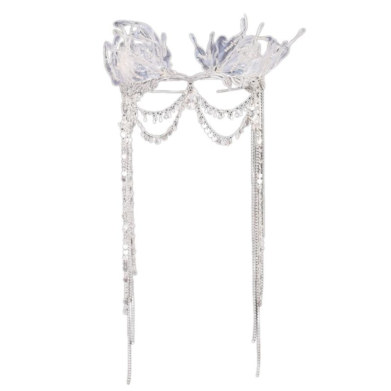 

Elegant Tassels Hairband Playful Tassels Head Accessory Distinctive Fringe Hairpin for Daily Wear 1