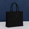 Luxury Embroidered Gift Christmas Party Bags Burlap Tote Casual Lightweight Cloth Bag Wedding Letter Gifts for Bride Packaging