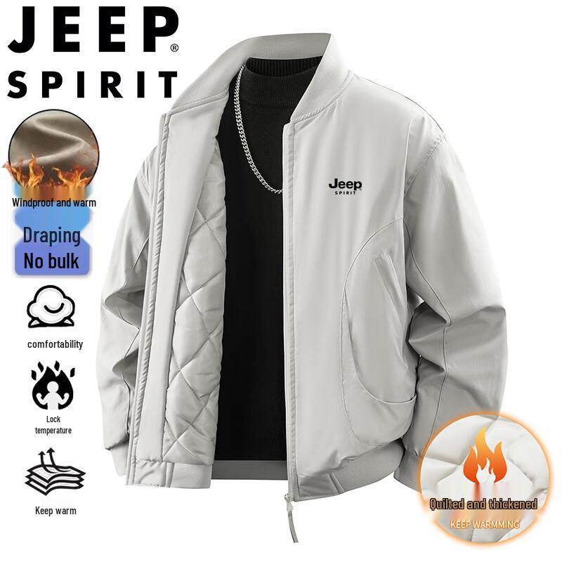 JEEP SPIRIT Men's Casual Padded Outdoor Jacket