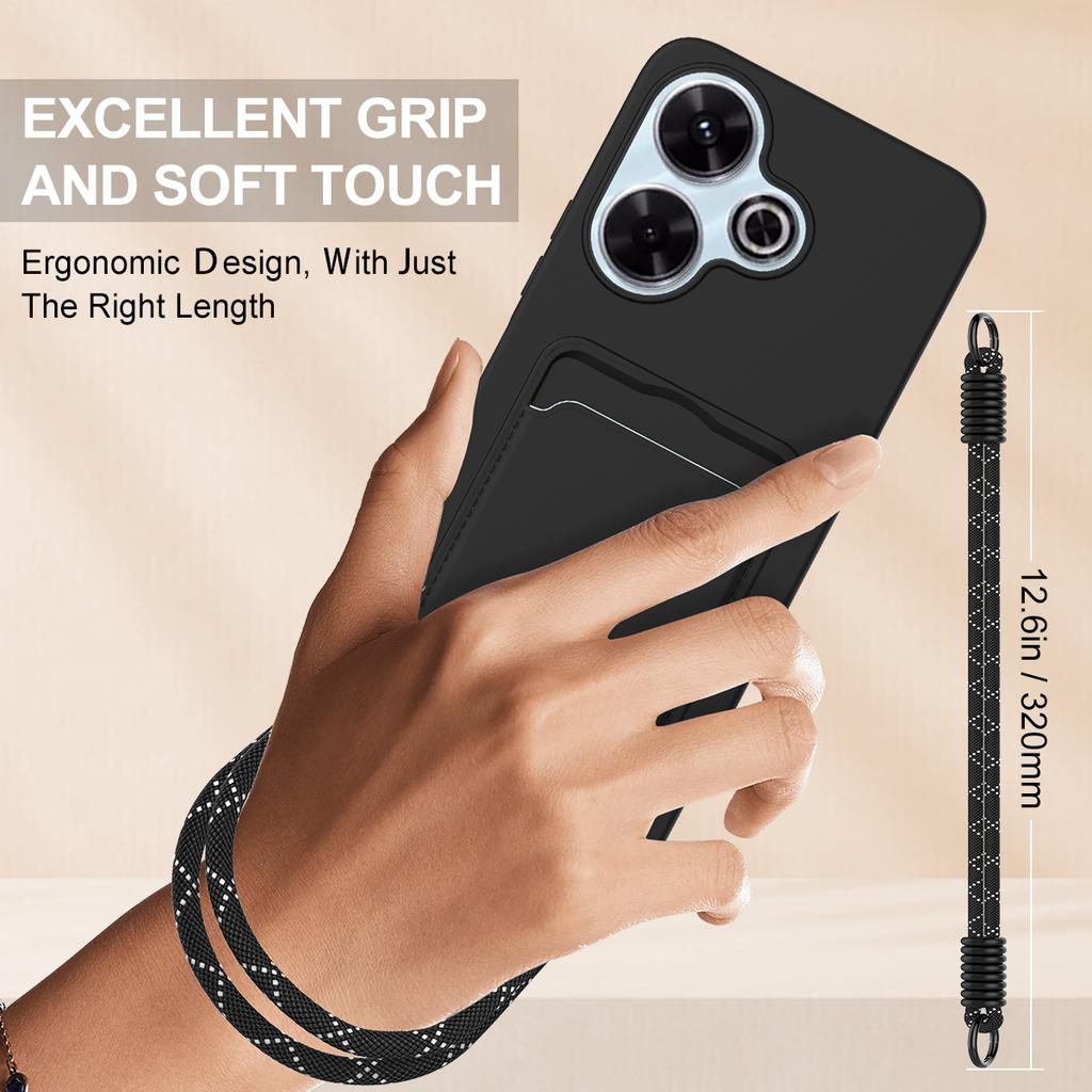 For Xiaomi Redmi 13 5G/Xiaomi Redmi Note 13R 5G/Xiaomi Poco M6 4G/Xiaomi Poco M6 Plus 5G/Xiaomi Redmi 13 4G Liquid Silicone Case Phone Back Cover