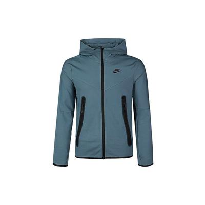 Sportbekleidung Kapuzenjacke mit durchgehendem Reißverschluss Herren Oberbekleidung Indigo CU4480-031