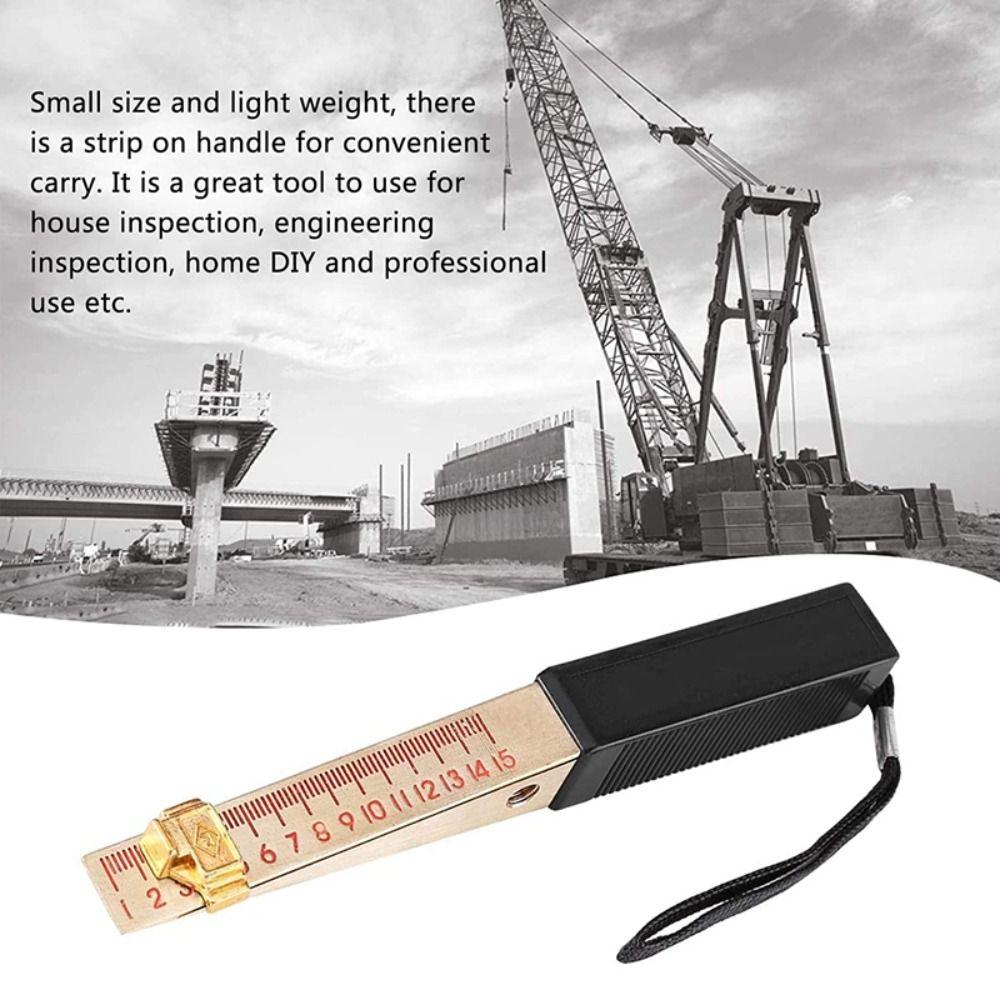 Gauge Thickness Gauge Engineering Ruler Wedge Shaped Vernier Gap Gauge Feeler Gauge Wedge Feeler