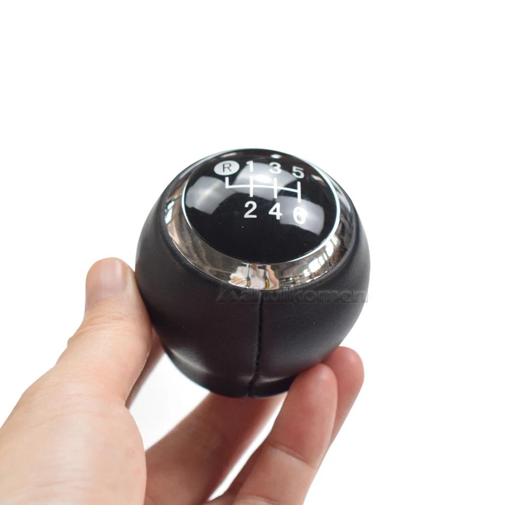 5/6 Speed Gear Shift Knob Stick Lever Shifter Handball With Gaiter Boot Dustproof Cover For Toyota Avensis III T27 (2008-2015)