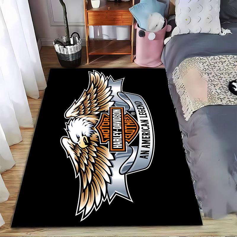 Harley Davidson Adler Design geeignet als rutschfeste Matte für das Wohnzimmer oder Schlafzimmer Sofa