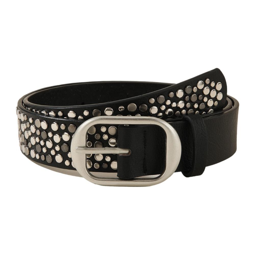 Pu Leather Casual Waist Belt Alloy Buckle Needle Buckle Belt  Pants Decoration чёрный