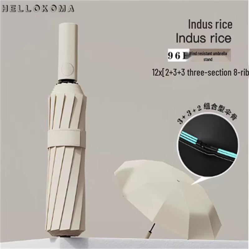 Automatic 96-Rib Windproof Folding Umbrella