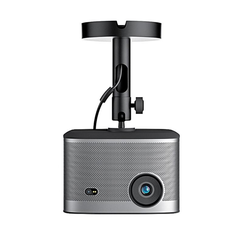 Soporte de Techo Universal para Proyector con Rotación de 360 Grados e Inclinación de 90 Grados para Cine en Casa y Oficina