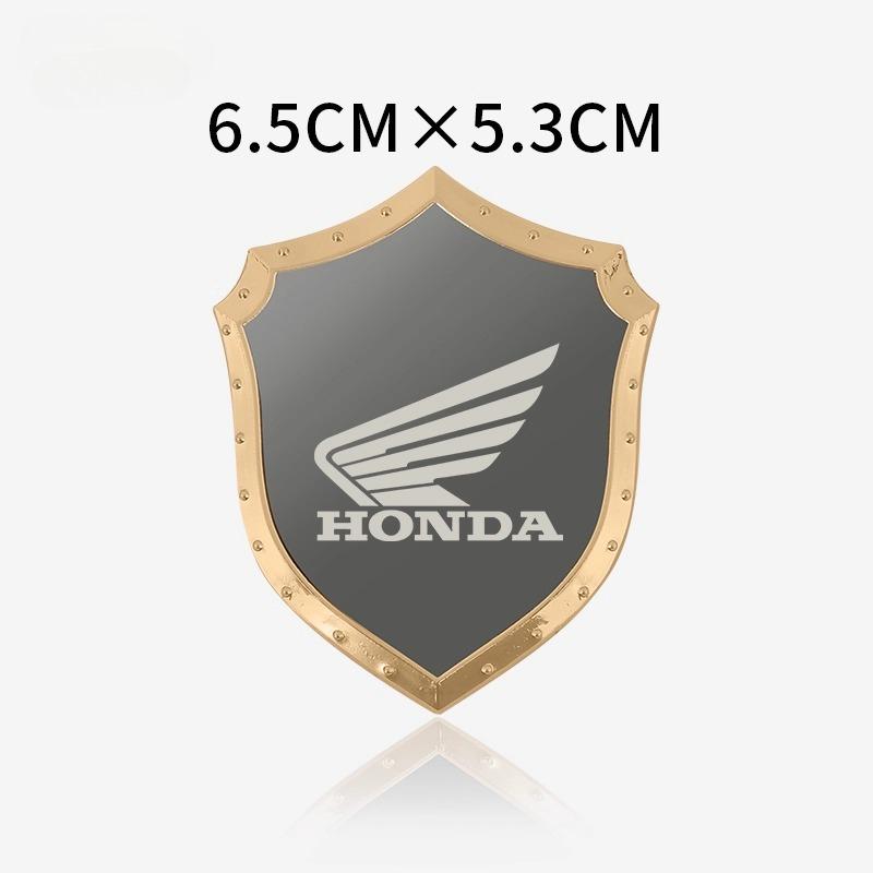 Honda Sticker Motorcycle Decoration Accessories Flying Wing Shield Metal Tag Pcx125pcx160nss350cbr600 Universal Stickers Cb650r