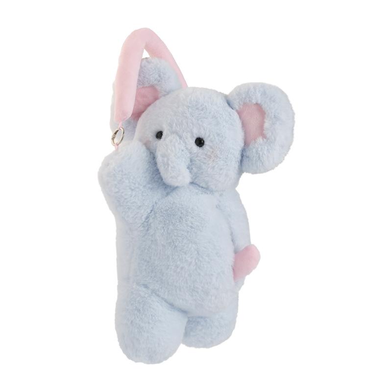 NEW Car Tissue Box Cute Little Elephant Cute Cartoon Doll Tissue Bag Car Hanging Cardboard Box Internet Celebrity Tissue New