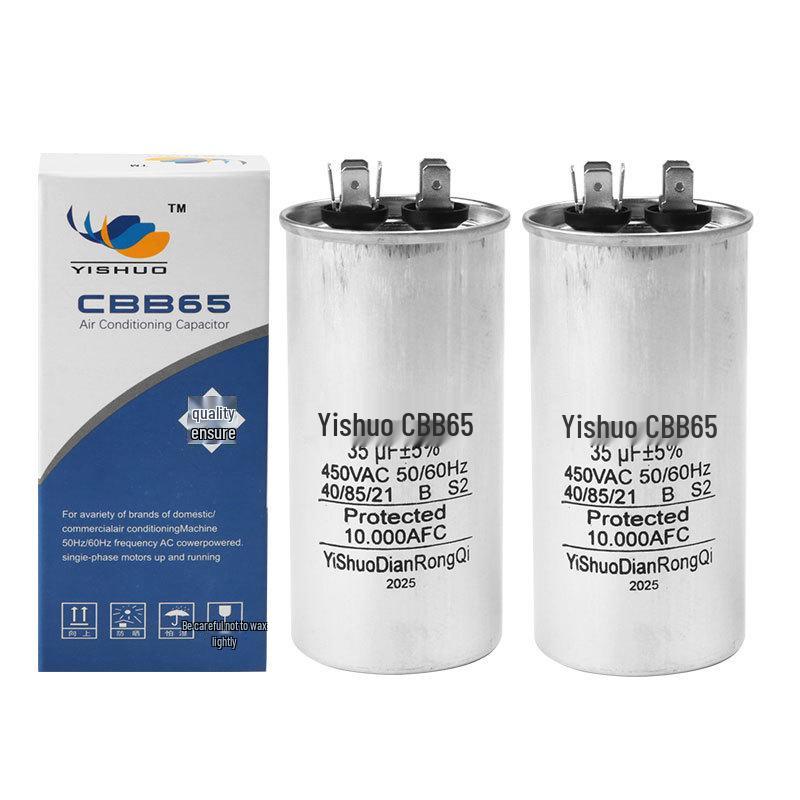 Condensatore di avviamento per compressore di condizionatore d'aria CBB65A, 35uF
