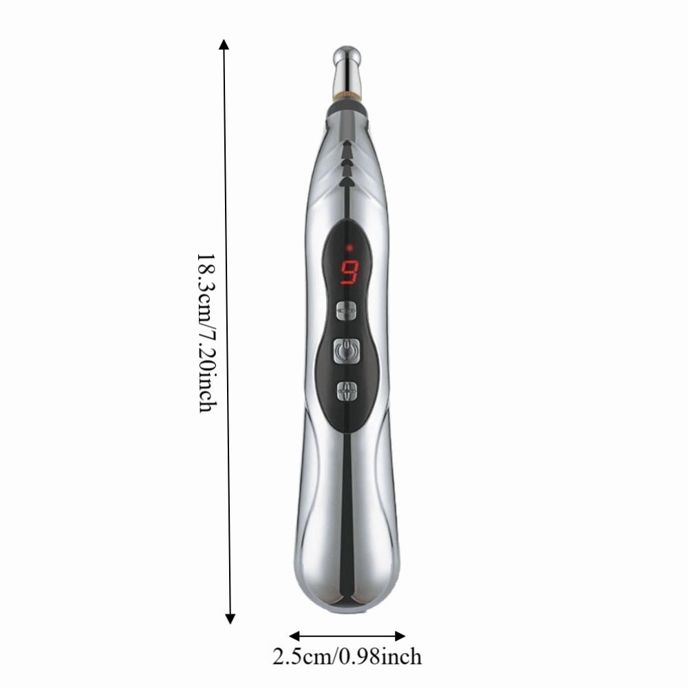 Acupuncture Electronic Acupuncture Pen 5 Heads Meridian Pen Press Tool Electric Massage Pen Arm