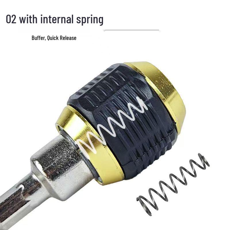 Hex Shank Quick Release Self-Locking Drill Extension Bit Holder