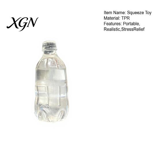 Squeeze Toy for Anxiety Simulated Water Bottle Toy, TPR Stretchable Stress Relief Fidget, Mini Decompression Anxiety, Portable Desk