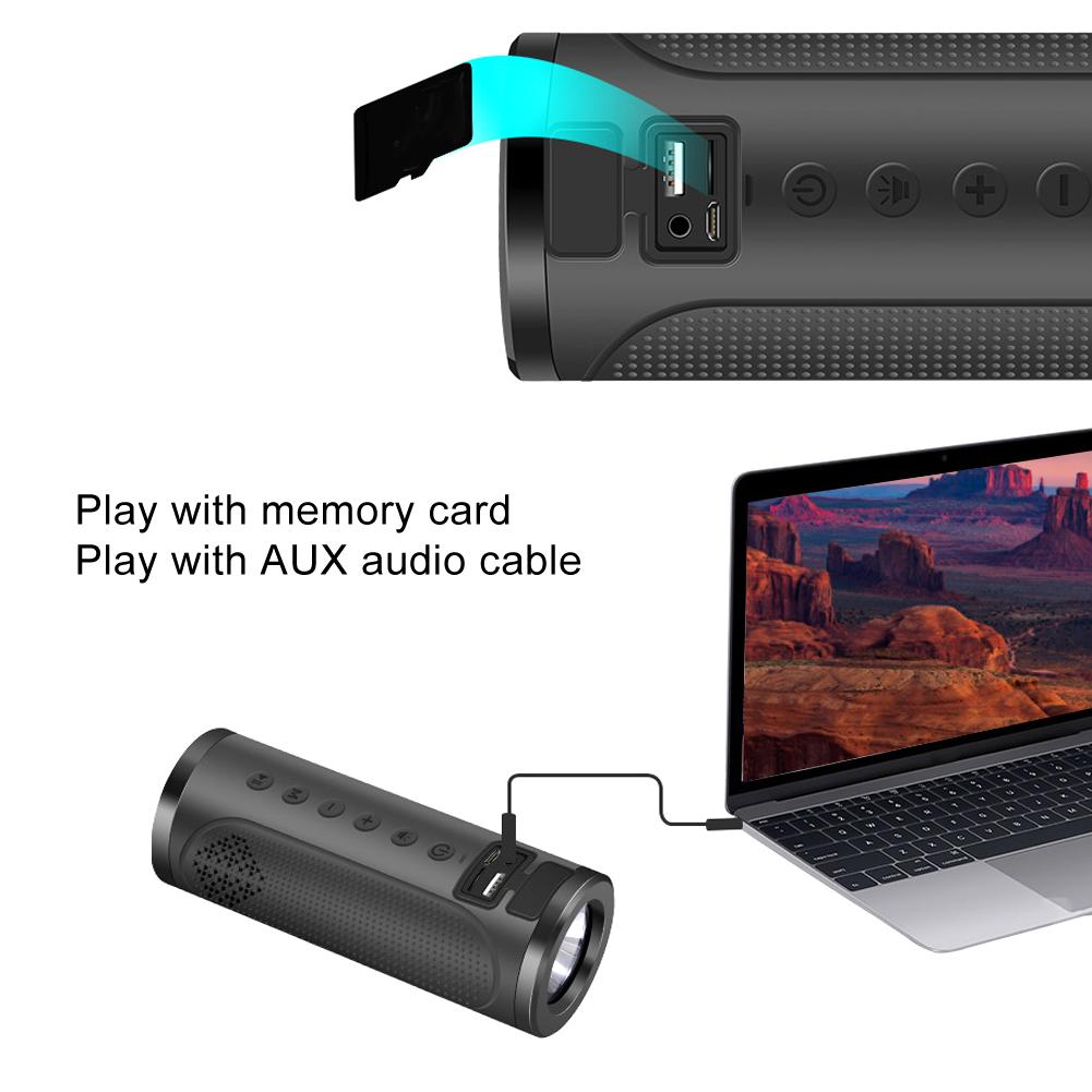 X12 Portable Outdoor Cycling Wireless Bluetooth Subwoofer Riding Equipment Speaker Memory Card