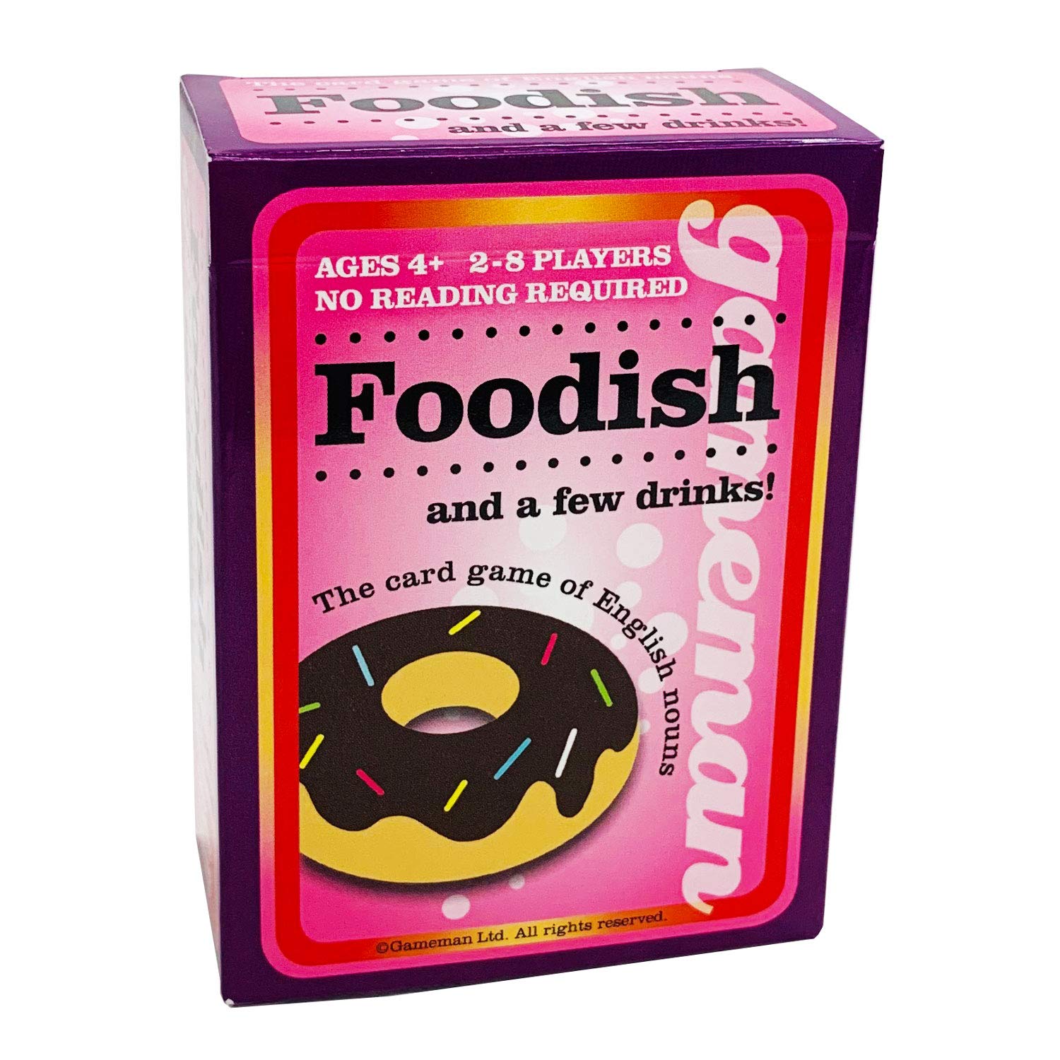 

Gameman English Noun Card Game Foodish и несколько 613464422433 напитков!