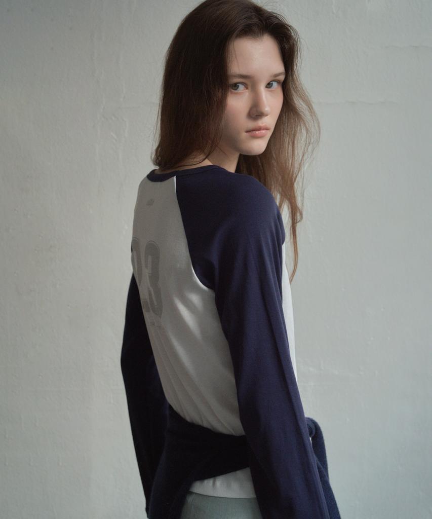 CITTA Raglan Number 23 T-Shirt_Ctt349(6Color)