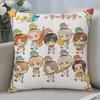 Anime Hetalia World Stars Cushion Cover Cushion Covers Natural Linen Breathable Sofa Bedroom Decor Pillowcase