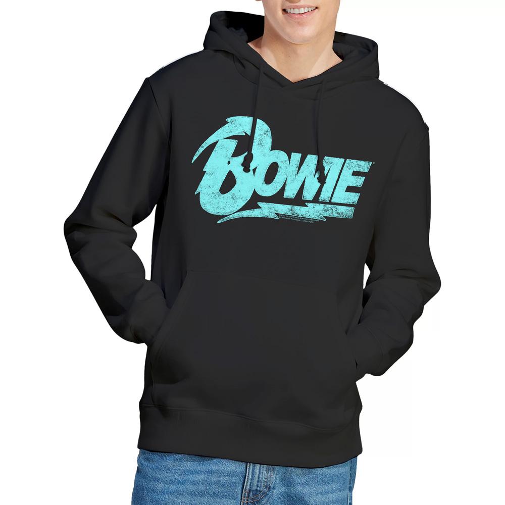 David Bowie Mens Logo Hoodie