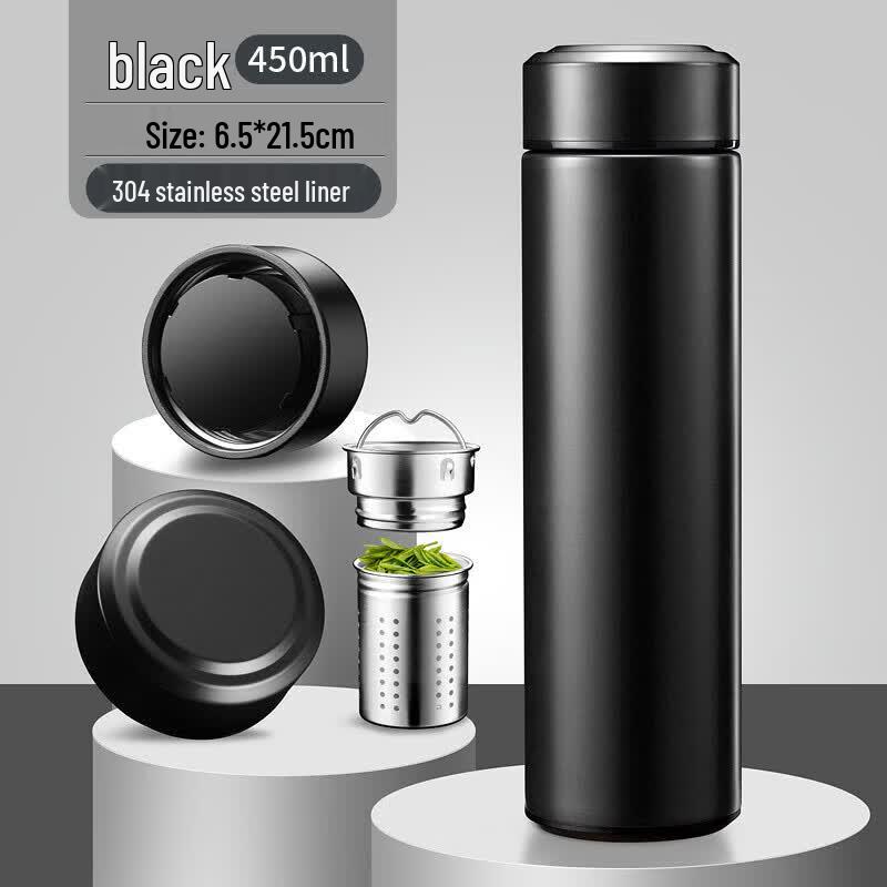 Qiwei 316 Stainless Steel Smart Tea Infuser Thermos