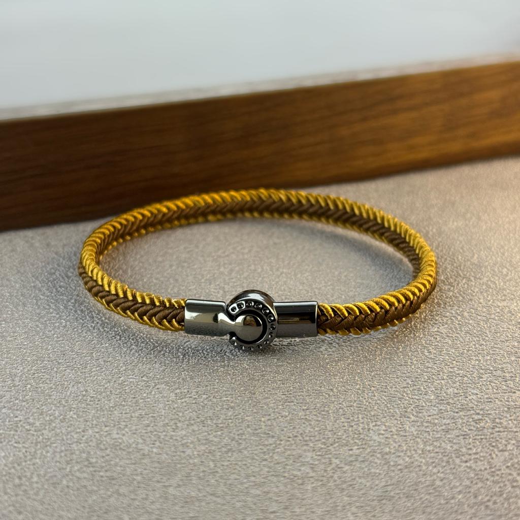 Vintage Braided Bracelet Men Women Hand-Woven Colorful Hand Rope Magnetic Clasp Braclet Friendship Gift Couple Jewelry Pulseras