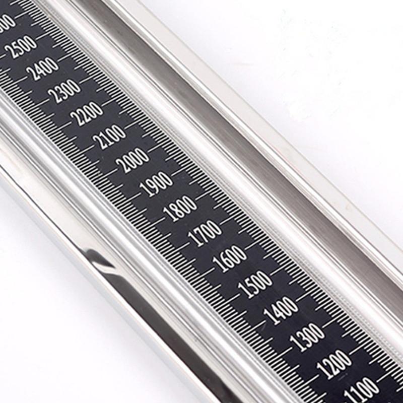 All Stainless Steel U-shaped Pressure Gauge ± 3000pa Organic Glass Tube Water Column Pressure Gas Natural Gas Coal Mine Use
