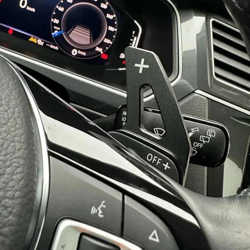 HIJK1 2026 Hot VOLKSWAGEN Aluminum Car Steering Wheel Shift Paddle Extension  for VW Golf 8 MK8 R GTI R Line Accessories 2020 2021 202
