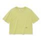 FALLETT Cutout Short Sleeve Knit Lime