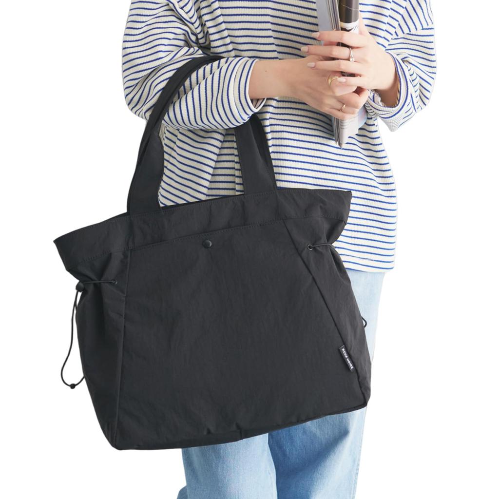 PAOIXEEL Women's Large Capacity Tote Bag, Perfect for Commuting, School, or Diapering, A4 Size, Zippered, Large Capacity, Nylon, Lightweight,