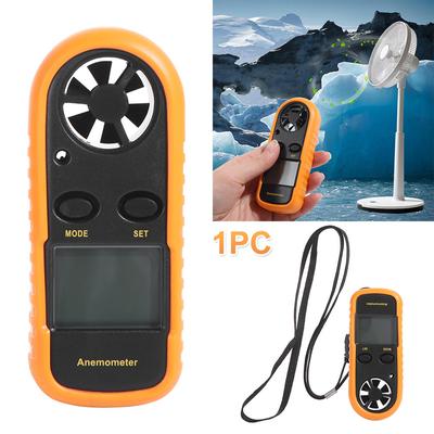 LCD Display Wind Speed Gauge Mini Air Velocity Meter Digital Anemometer  Airflow Testing